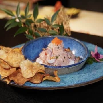 Ceviche (a sua escolha) — Cítrico, Maracujá apimentado ou Côco com abacaxi? Você que escolhe!