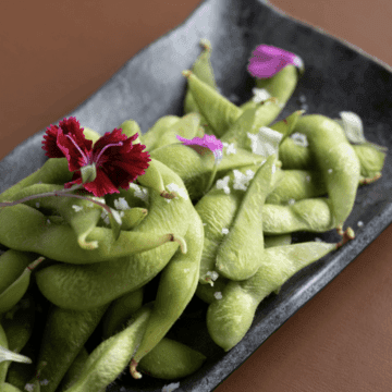 Edamame — Vagens de soja japonesas levemente salinizadas