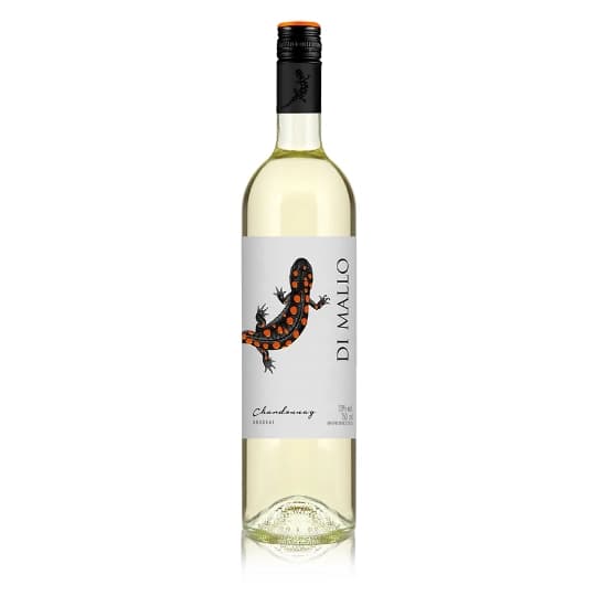 Di Mallo Chardonnay — Este Chardonnay tem uma cor amarela brilhante. Apresenta aroma de banana, pêssego maduro e frutas tropicais. Na boca é equilibrado, com predominância de frutos dos trópicos Ele tem uma grande persistência e equilíbrio. Ideal para acompanhar aperitivos, saladas verdes, frutos do mar, aves e queijos jovens.