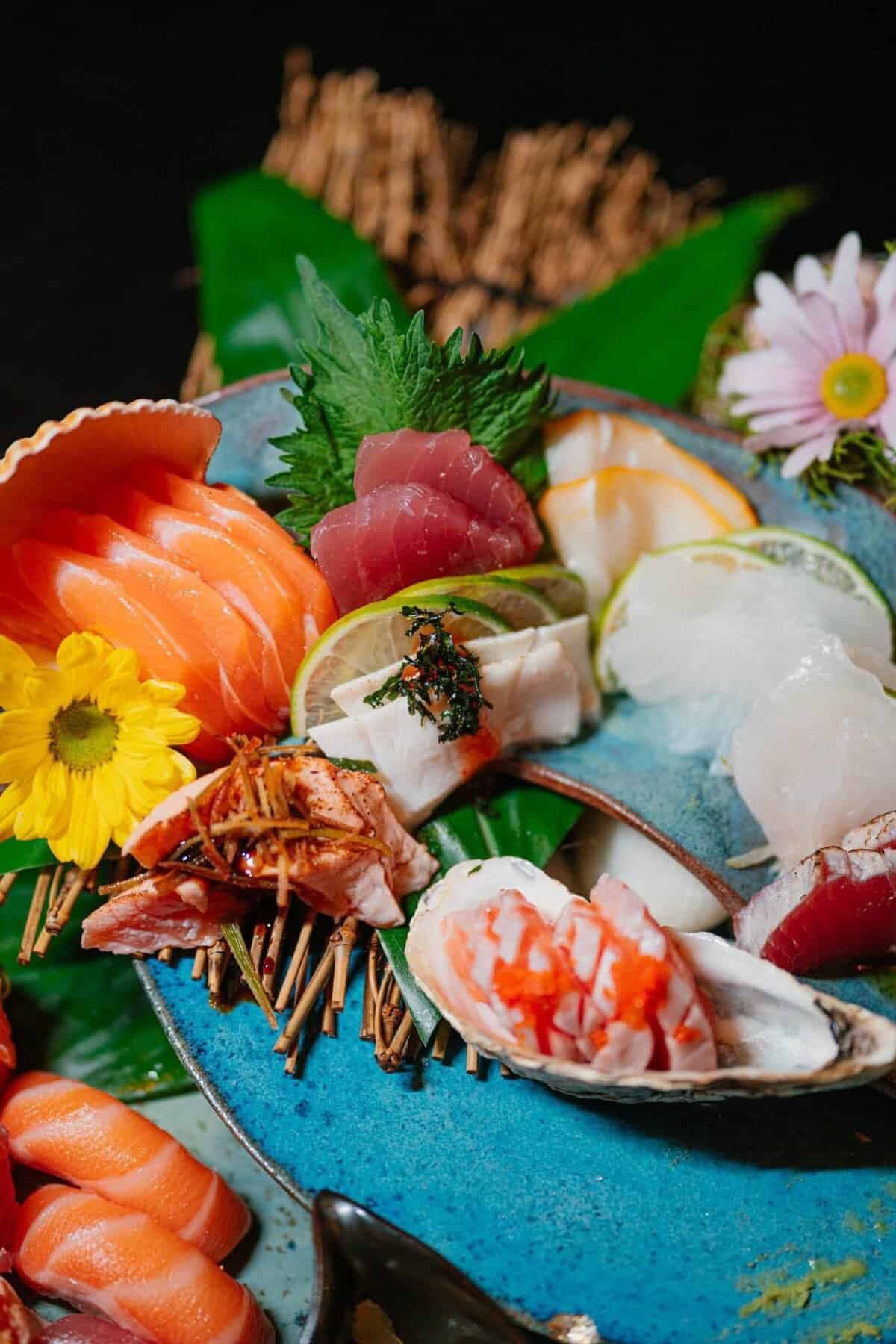 Sashimis variados do Japón by Cleber